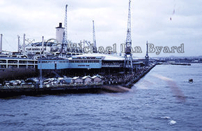 Strathnaver leaving Station Pier 20 Jan 1962